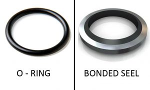 اتصالات رزوه به دو روش (BONDED SEEL،O - Ring)